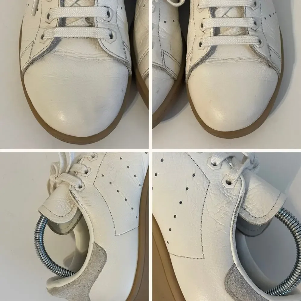 Adidas Stan Smith Sneakers Cloud Off White Tan Cream Women’s Size 9